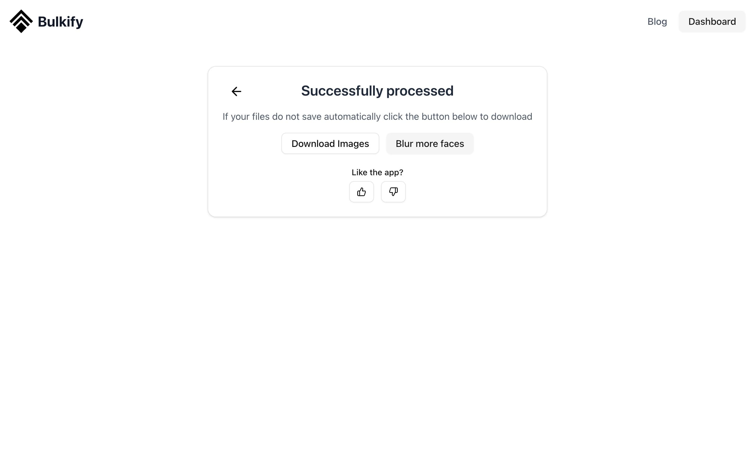 Bulkify Download Success